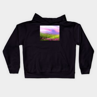 Pink Field Kids Hoodie